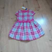 Nowa sukienka dla dziewczynki r.86