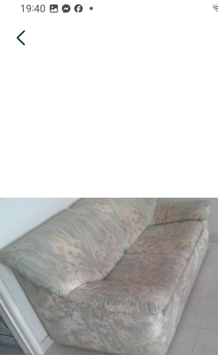 Sofá cama com largura de 3 lugares