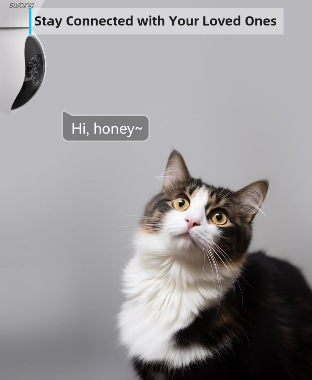 Wewnętrzna kamera Wi-Fi, kamera monitorująca blurams