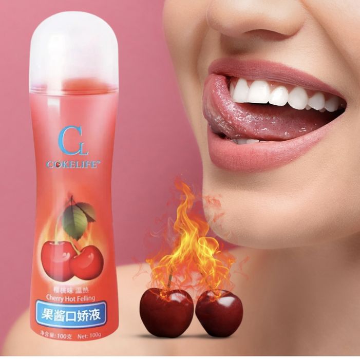 Лубрикант гель смазка интимная с согревающим еффектом и ароматом вишни