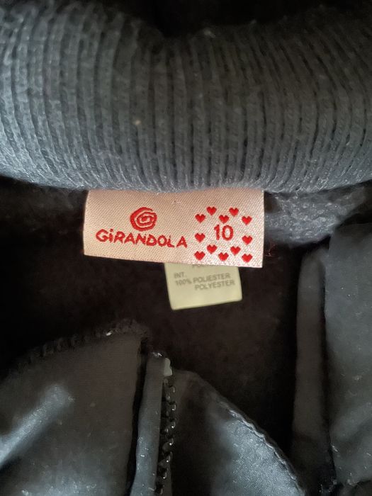 Parka preta Girandola 10 anos + oferta