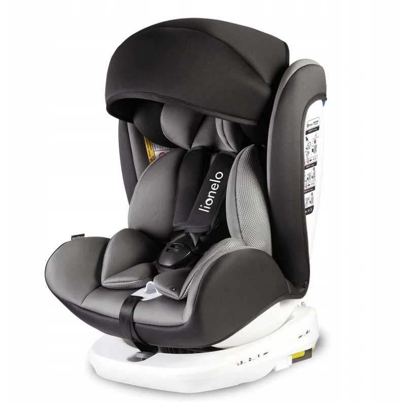 Fotelik Samochodowy LIONELO BASTIAAN 0-36kg Obracany 360° Isofix