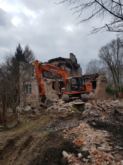 Rozbiórki wyburzenia utylizcja wywóz gruzu transport ziemia