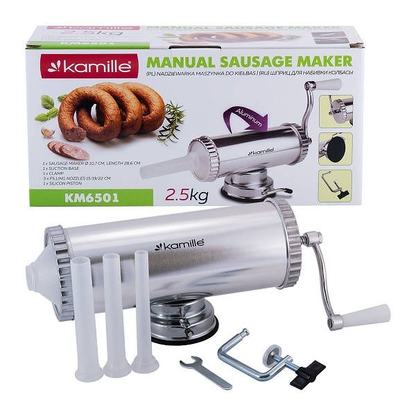 Шприц для ковбас Kamille з алюмінію  6507