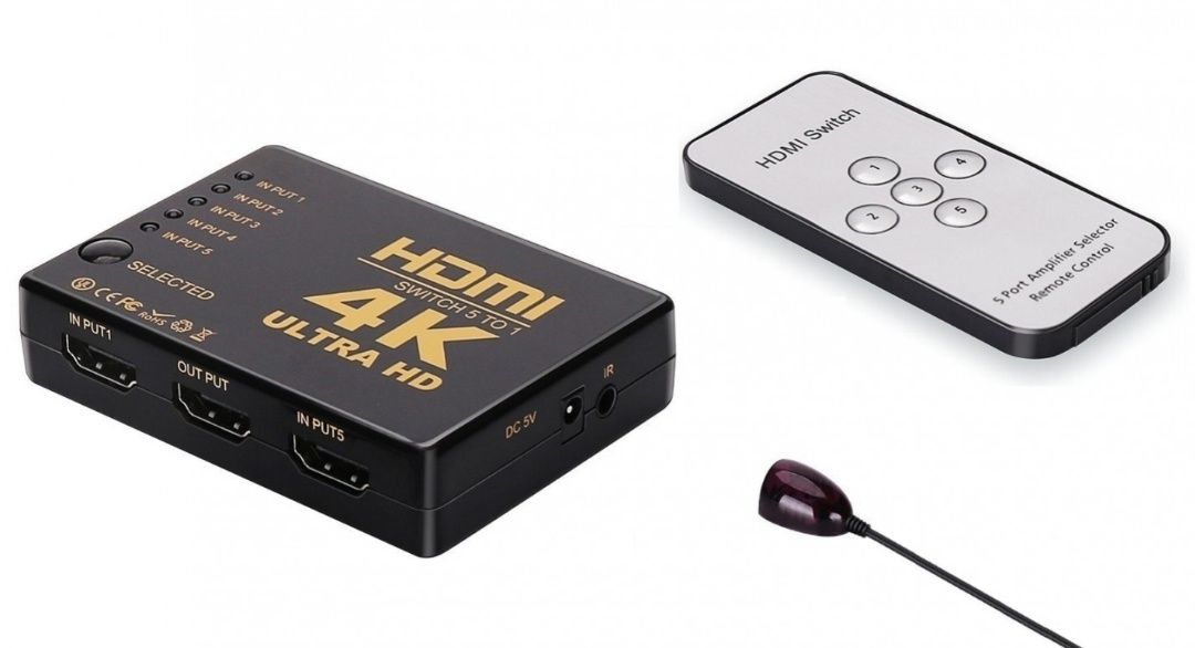 HDMI switch 5х1 (5-портовий перемикач), SY-501