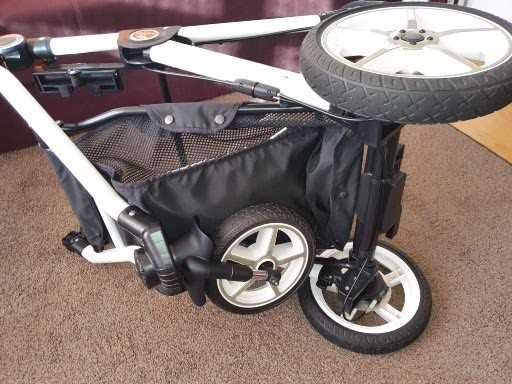 Wózek Hartan Skater GT - trójkołowy - mega komplet - stan idealny!!!