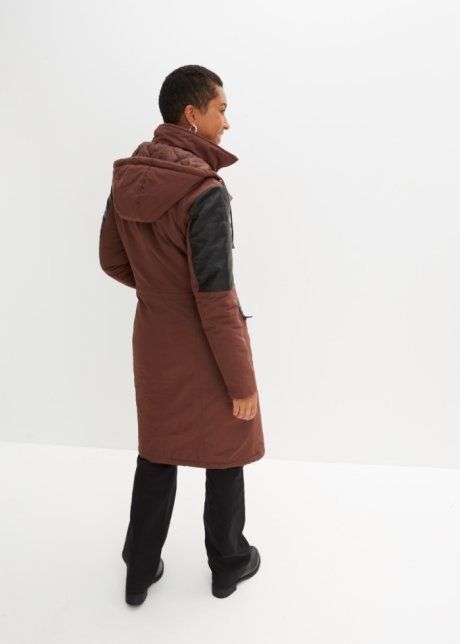 B.P.C parka przejściowa z eko skóra r.40