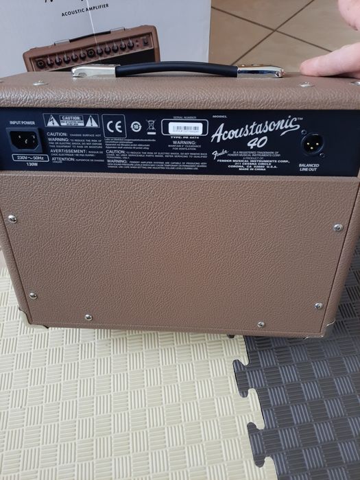 Fender Acoustasonic 40.Комбопідсилювач  для акустичної гітари.Для мікр