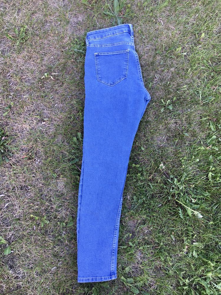 Jeansy/skinny jeans/rurki/spodnie/blue denim/niebieski jeans/ H&M M/38