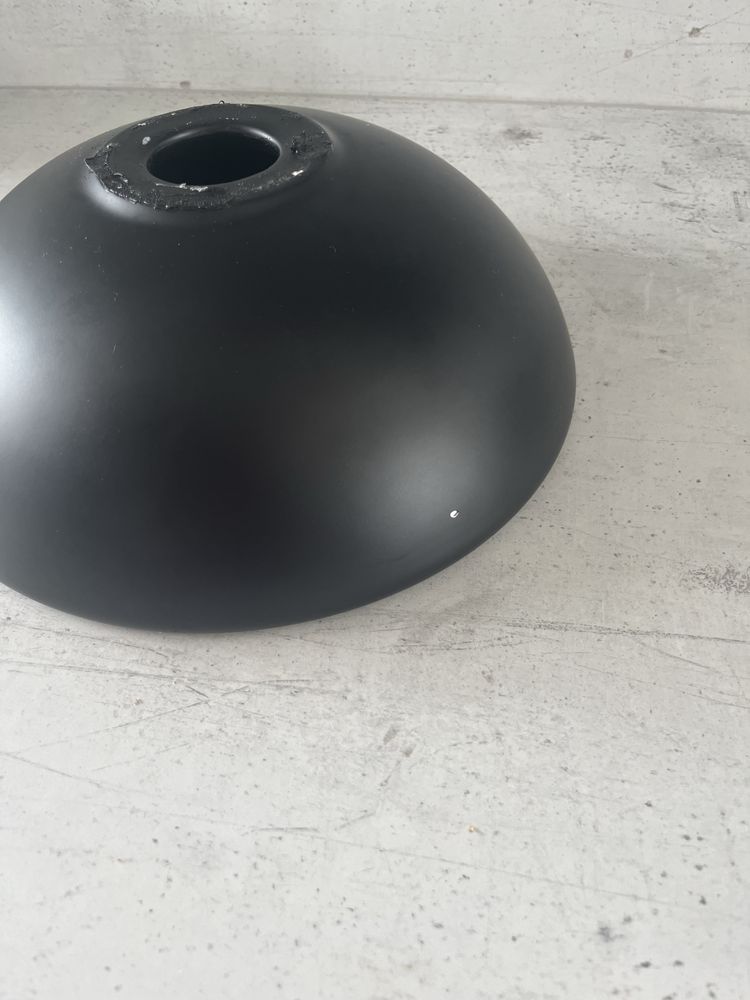 Umywalka czarny mat fi 27 vidaXL