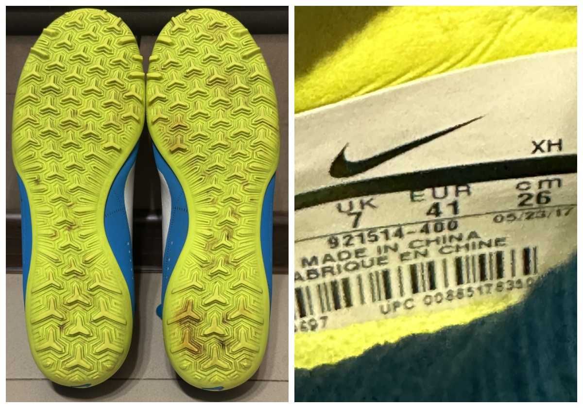 Сороконожки Nike MercurialX Victory VI DF NJR TF р.EUR-41/40-26 см.