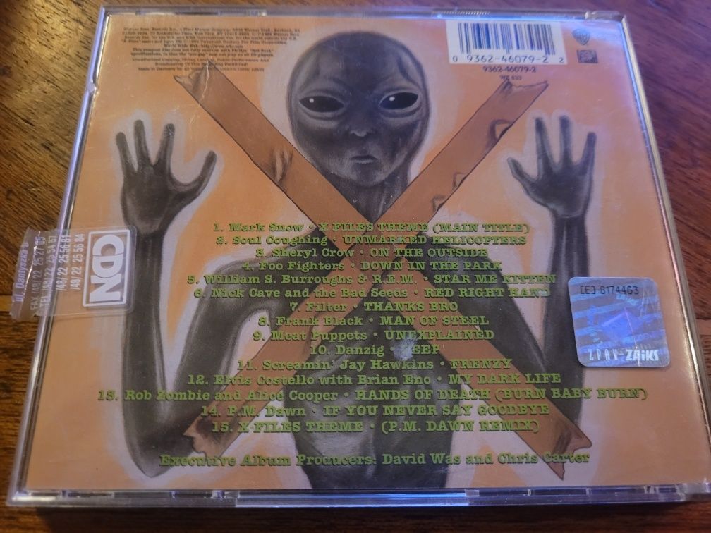 CD The X File- Songs in the Key of X (Soundtrack) 1996 Warner