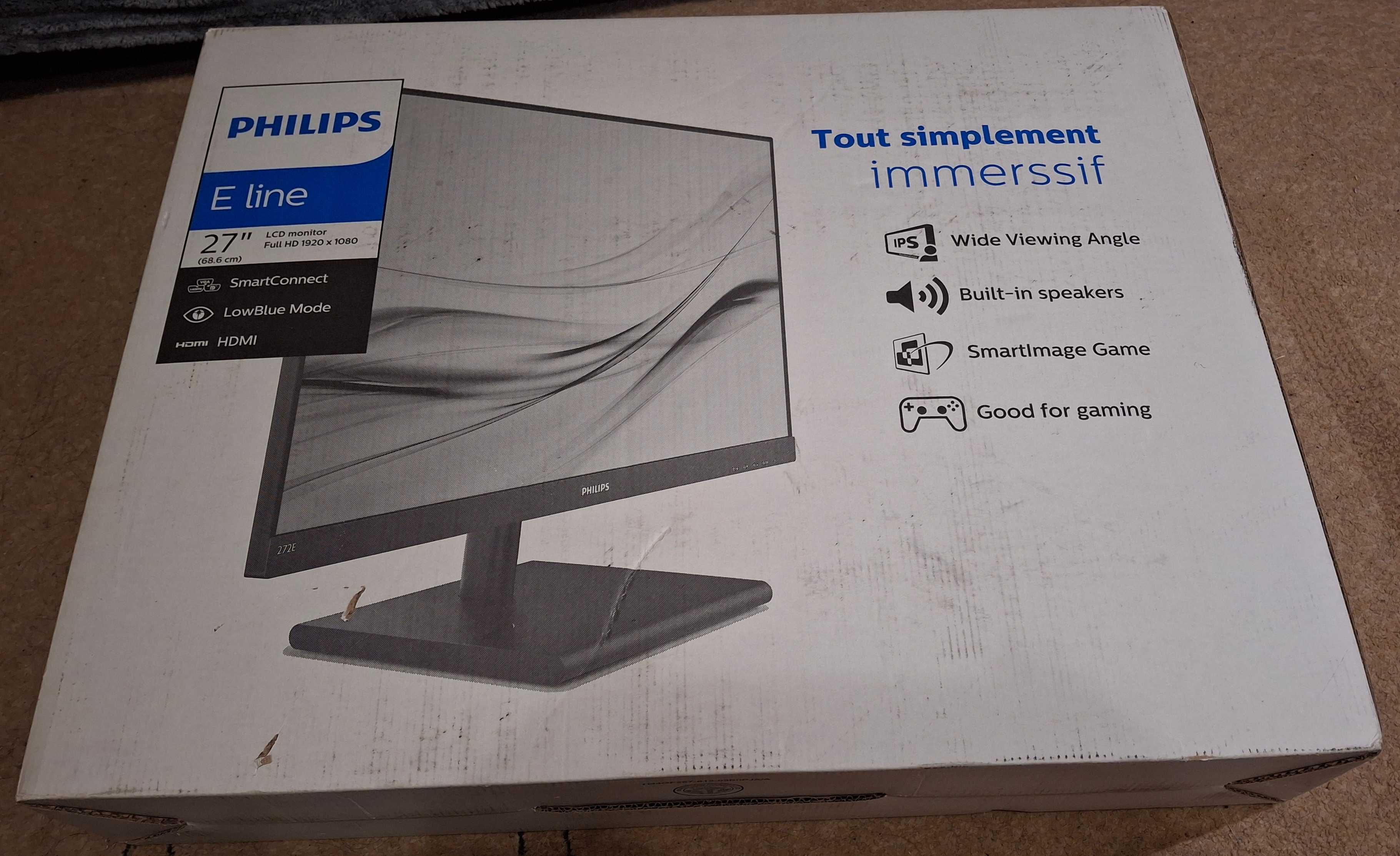 Продам монітор 27" Philips 272E1SA/00 (БУ, з дефектом)