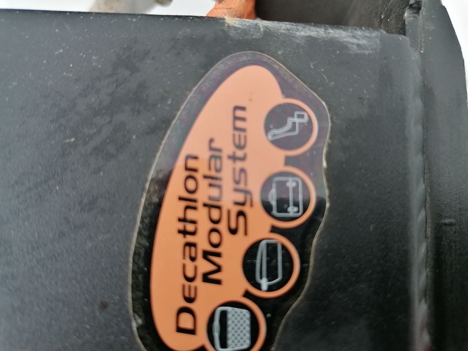 Cadeira de encaixe em suporte traseiro para bicicleta