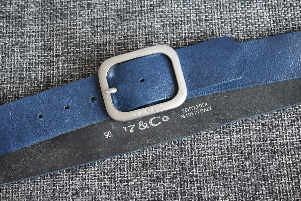 Ремінь шкіряний 17 & Co Belt Оригінал Made in Italy max W36