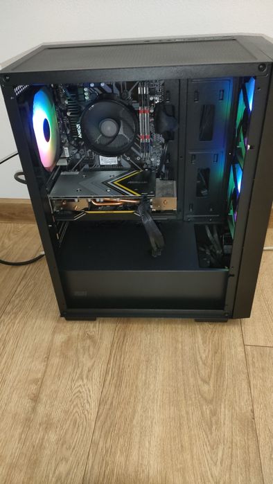 PC RGB gry R5 1600AF 6/12 DDR4 16GB RX5600XT 6GB 600W 1,25TB W11 WiFi