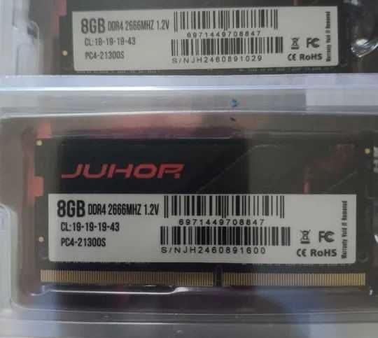 Оперативна пам'ять DDR4 8 ГБ 2666 МГц для ноутбуків