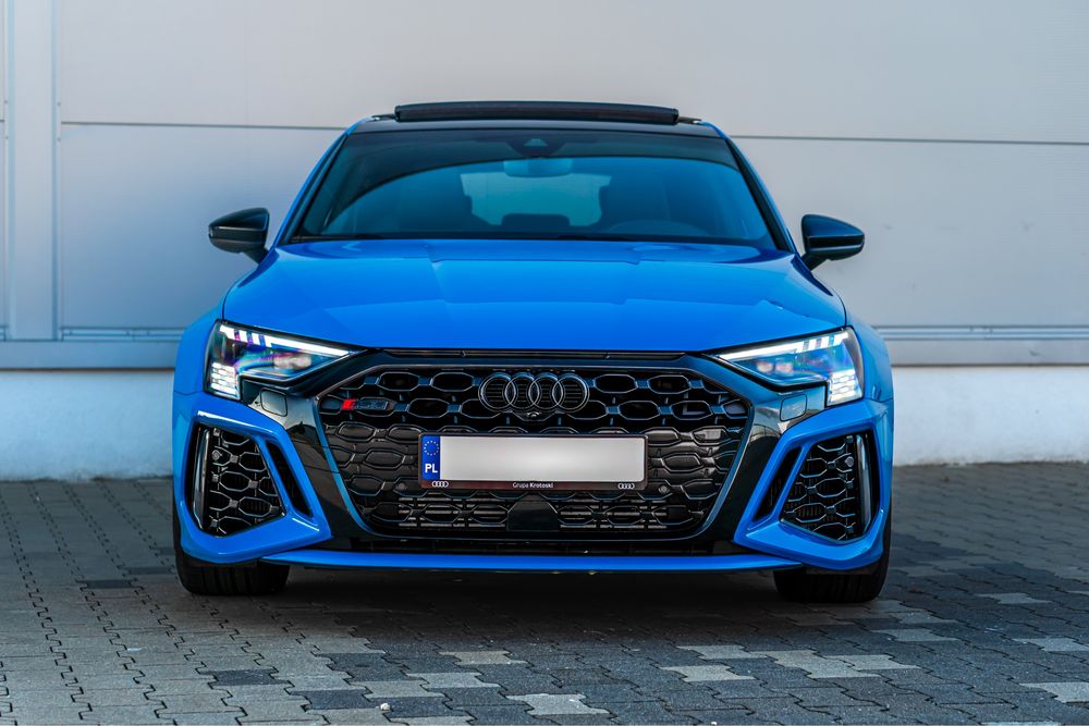Wynajem AUDI RS3 3.8sek 0-100 Wypozyczalnia aut sportowych i premium