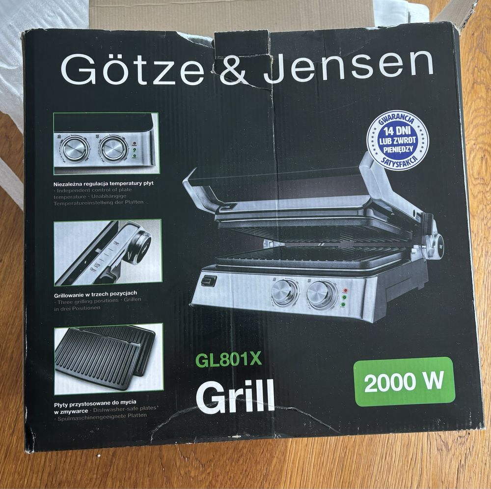 Grill wlektryczny Götze & Jensen GL801X