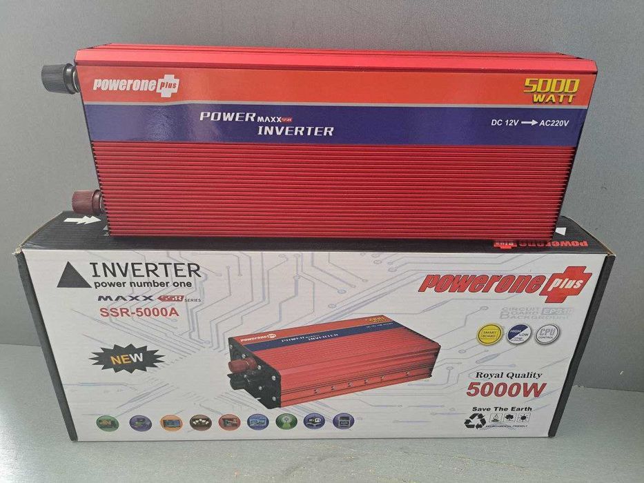 Перетворювач напруги 5000W Інвертор 12-220 Преобразователь. Инвертор