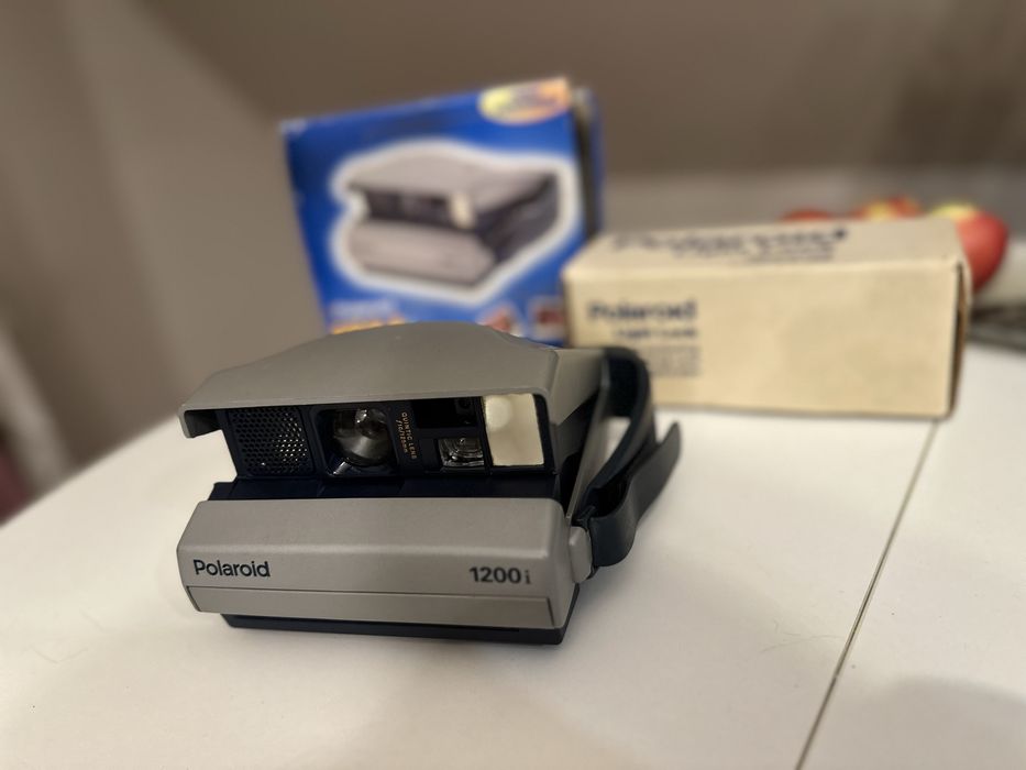 Polaroid 1200i vintage plus lampa blyskowa