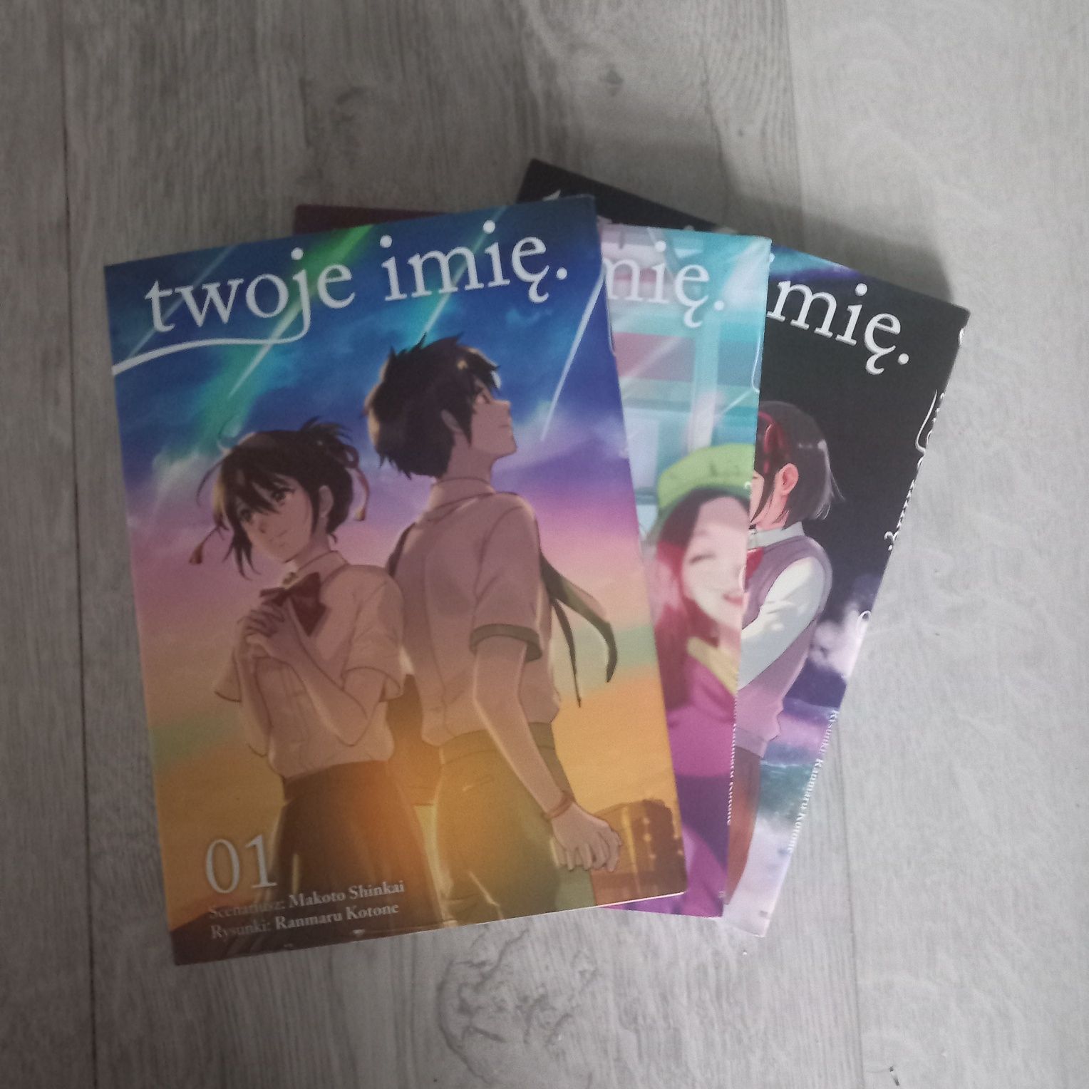 manga "twoje imie" (your name) tomy 1-3