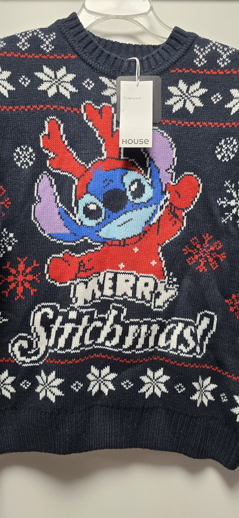 Nowy sweter świąteczny Stich
