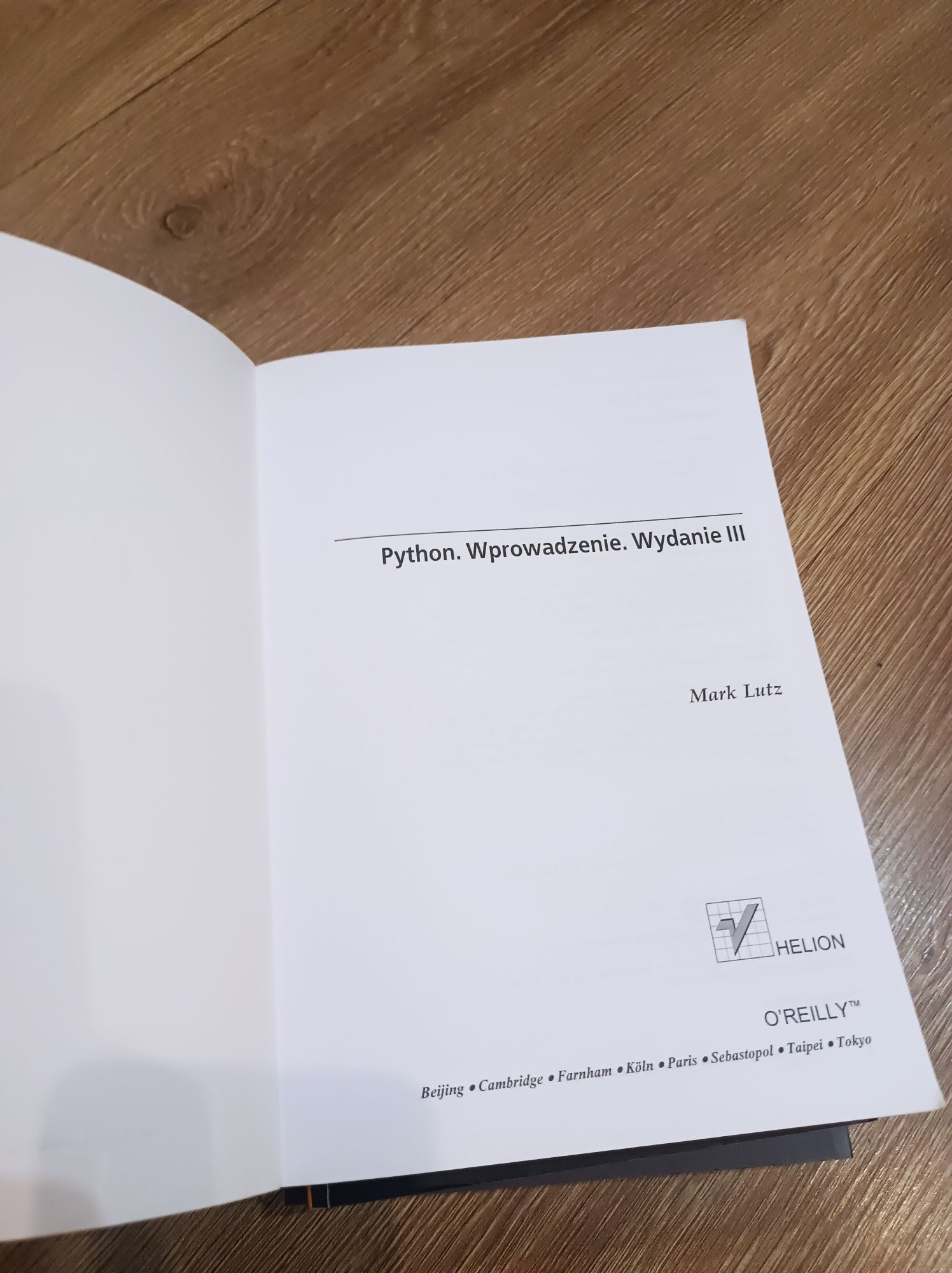 Książka PYTHON wprowadzenie