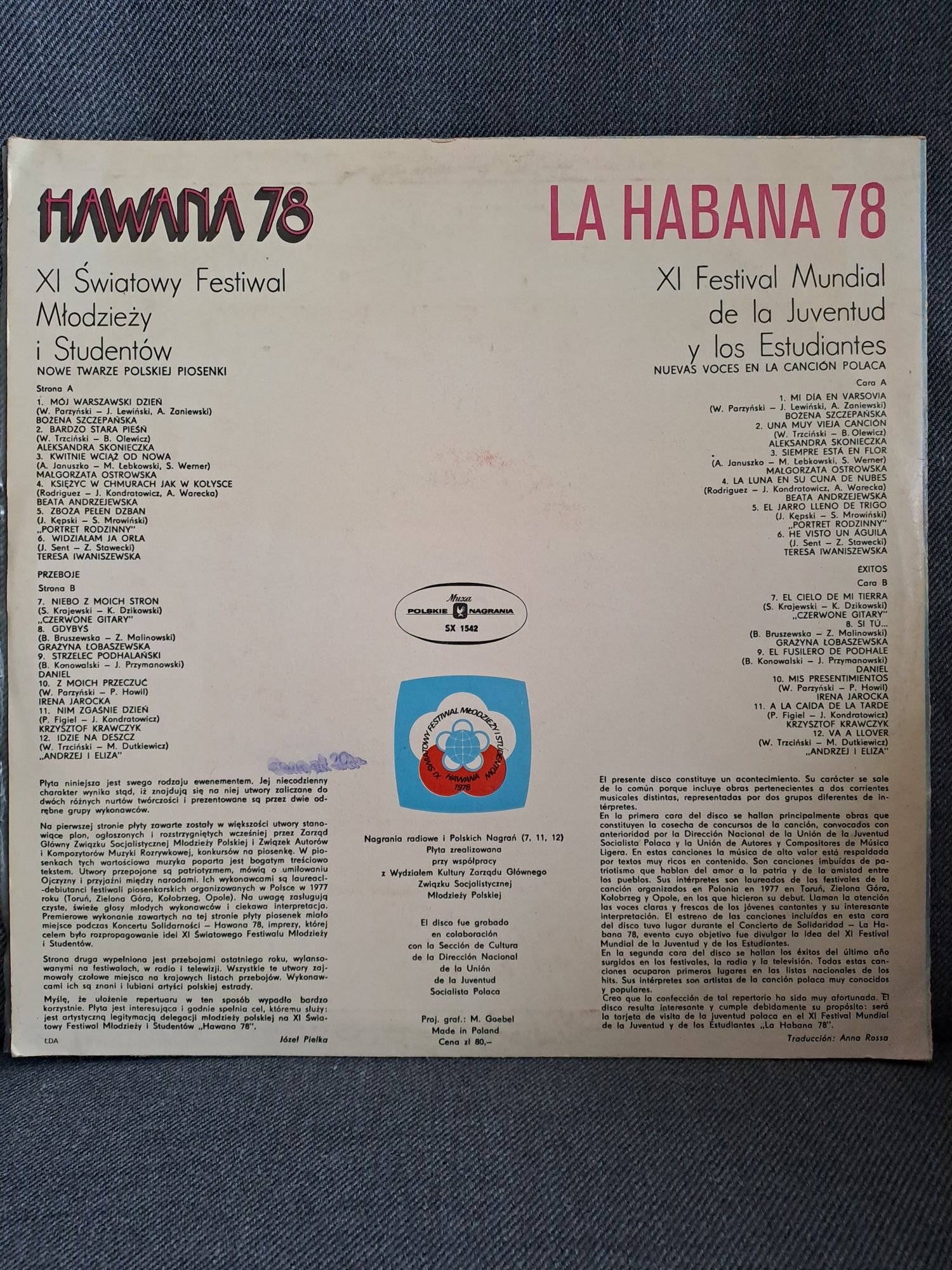Hawana 78 - płyta winylowa