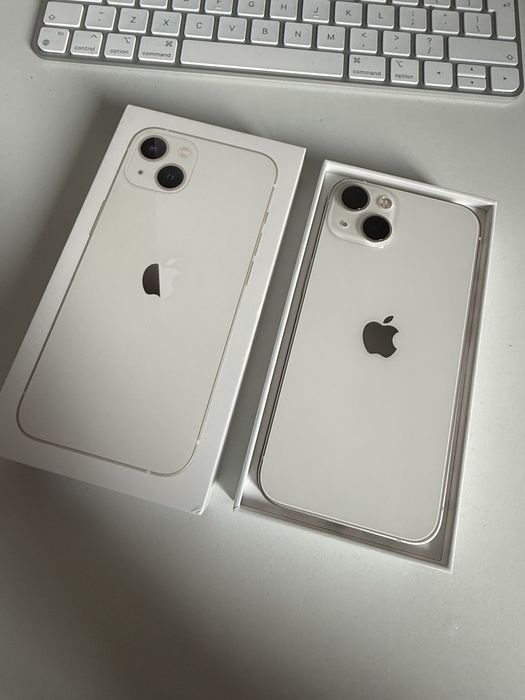 iPhone 13 128gb Starlight Jak Nowy iOS 16 Bateria 97% od nowości