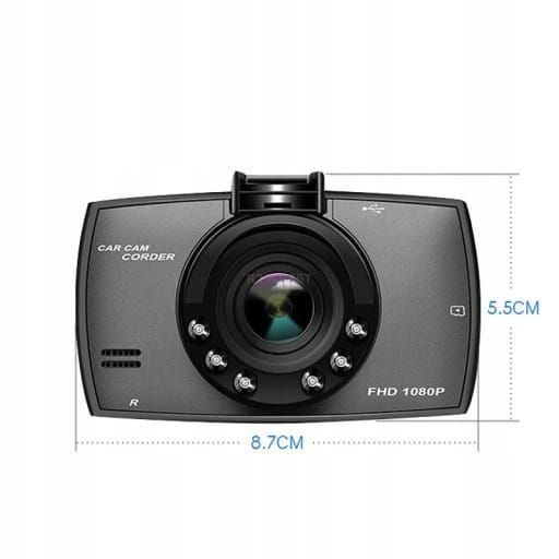 Wideorejestrator Kamera Rejestrator Jazdy Full Hd G30 1080p