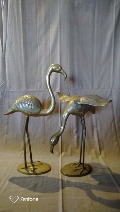 Aves decorativas em metal