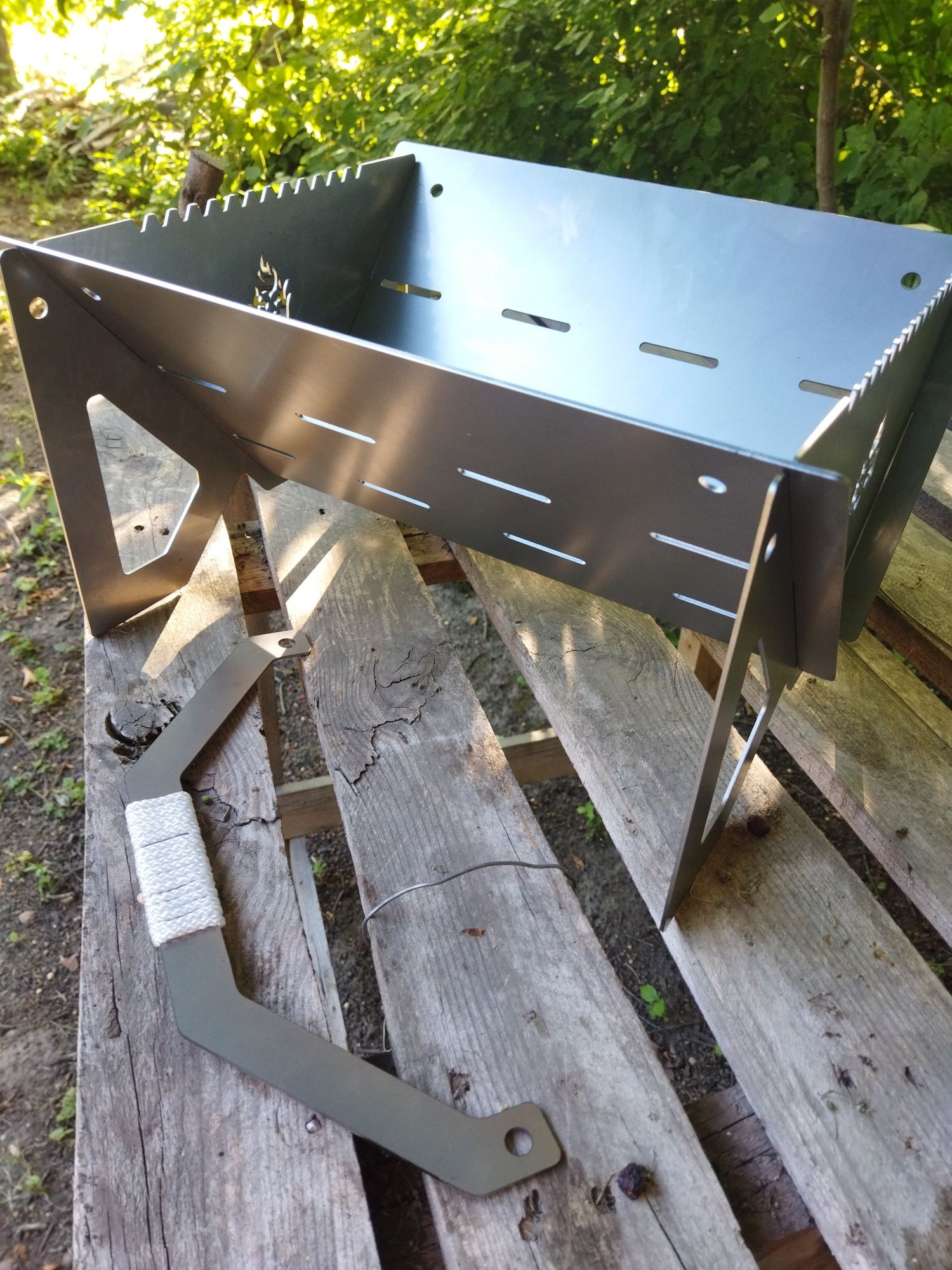 Mangał - grill przenośny, palenisko