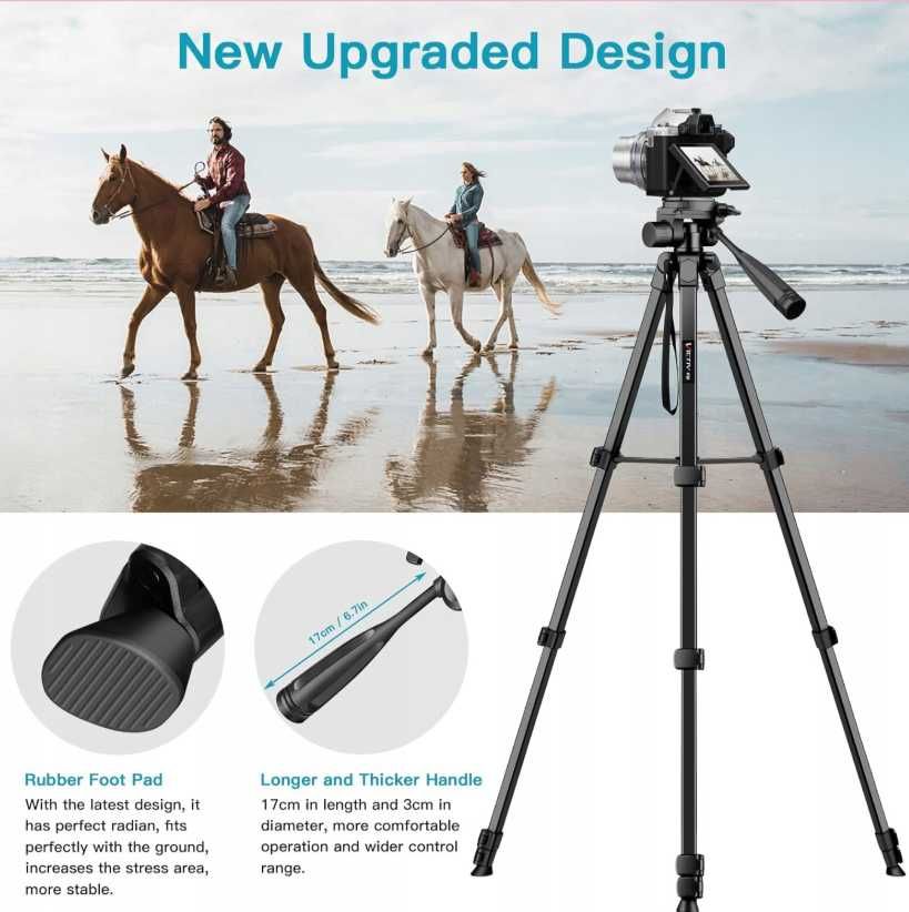 Statyw Tripod VICTIV P50 172 cm czarny