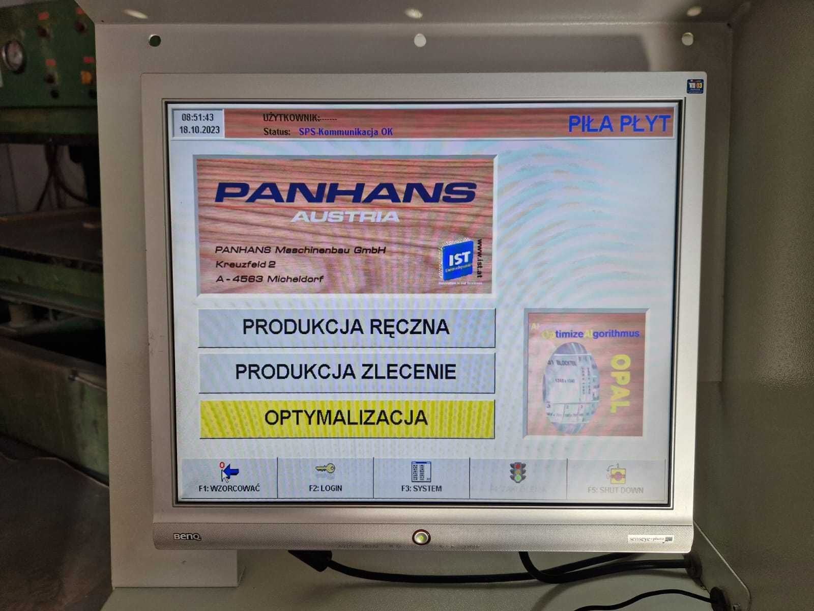 Piła panelowa PANHANS ECOPAN 3200X3200