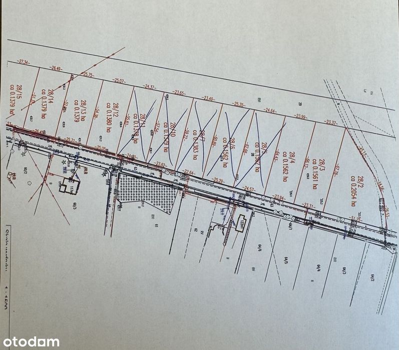 Działka budowlana 1562 m² blisko lasu