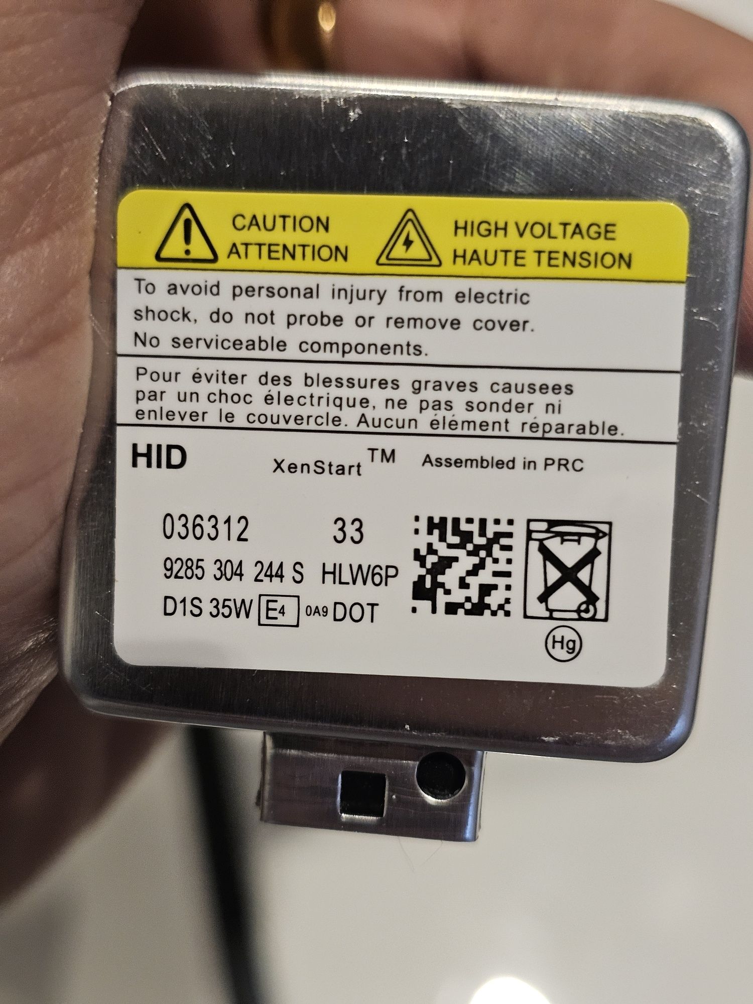 Par lâmpadas  xenon D1s
