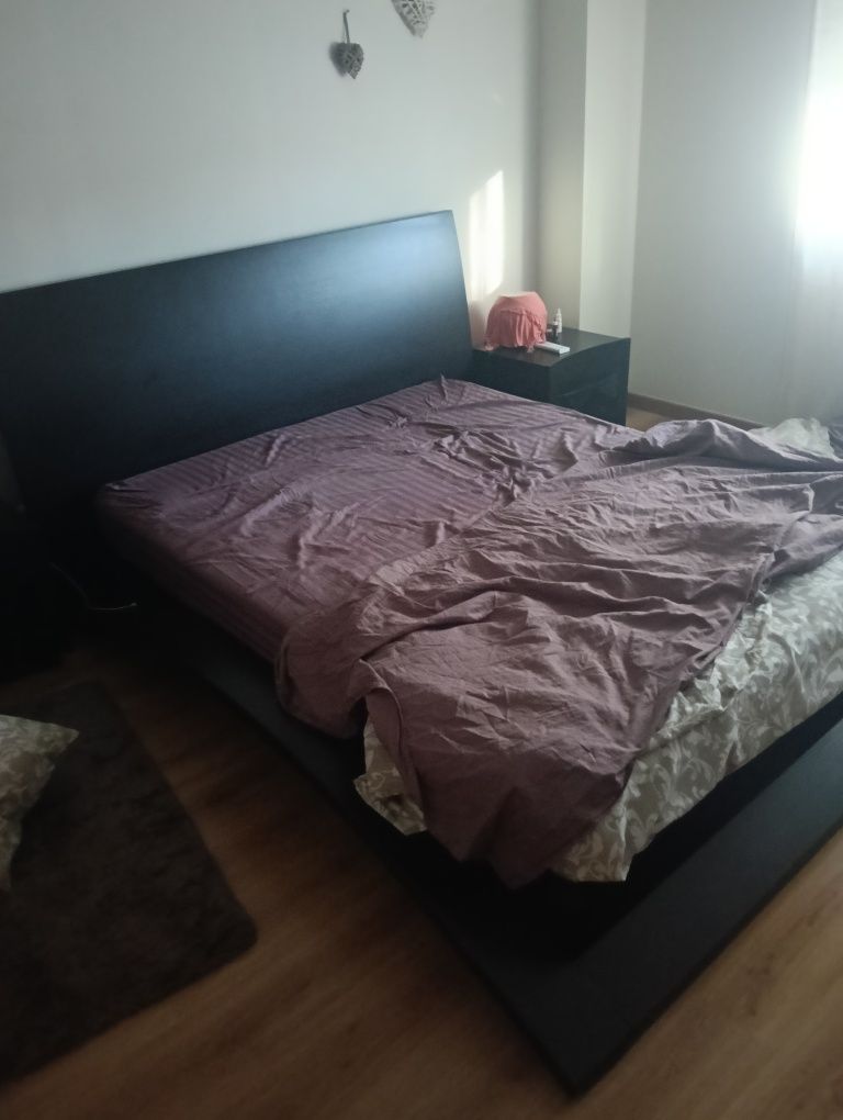 Mobília de quarto casal madeira carvalho