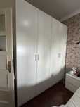 Guarda-roupa branco 4 portas com módulos superiores - 70 euros