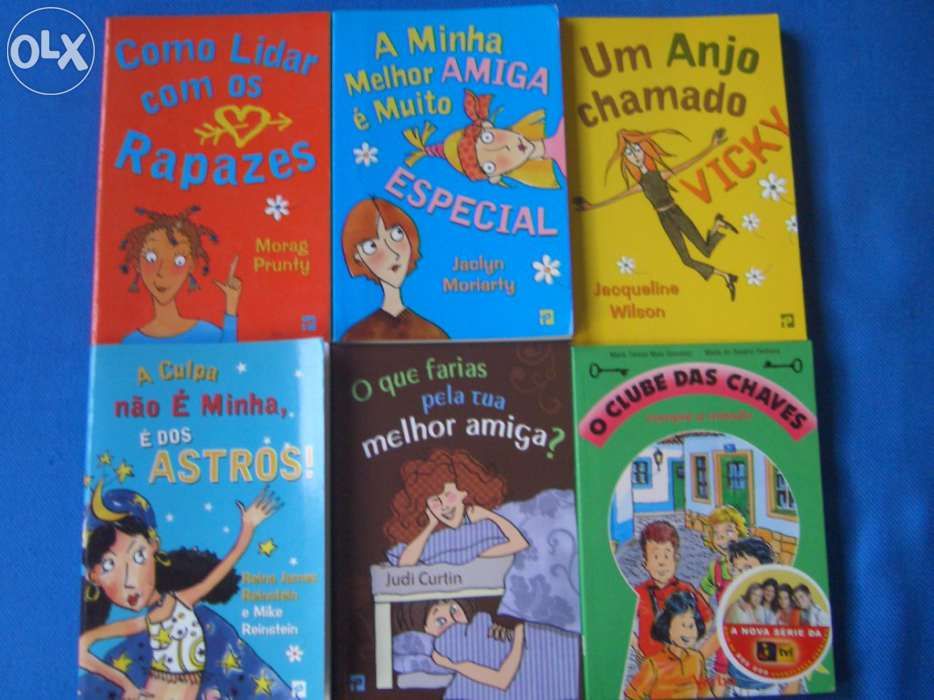 Livros 4 Clube das Amigas e 1 Clube das Chaves