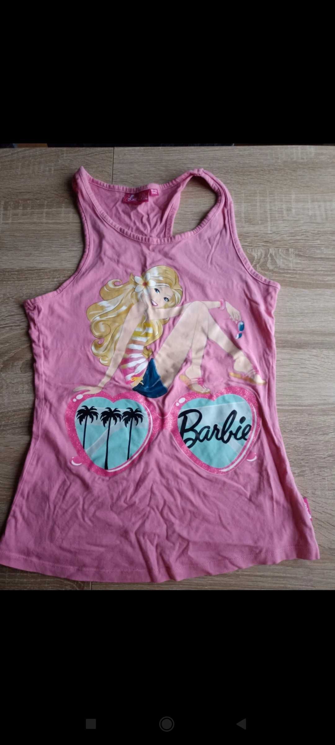 Koszulka na ramiączkach top z Barbie