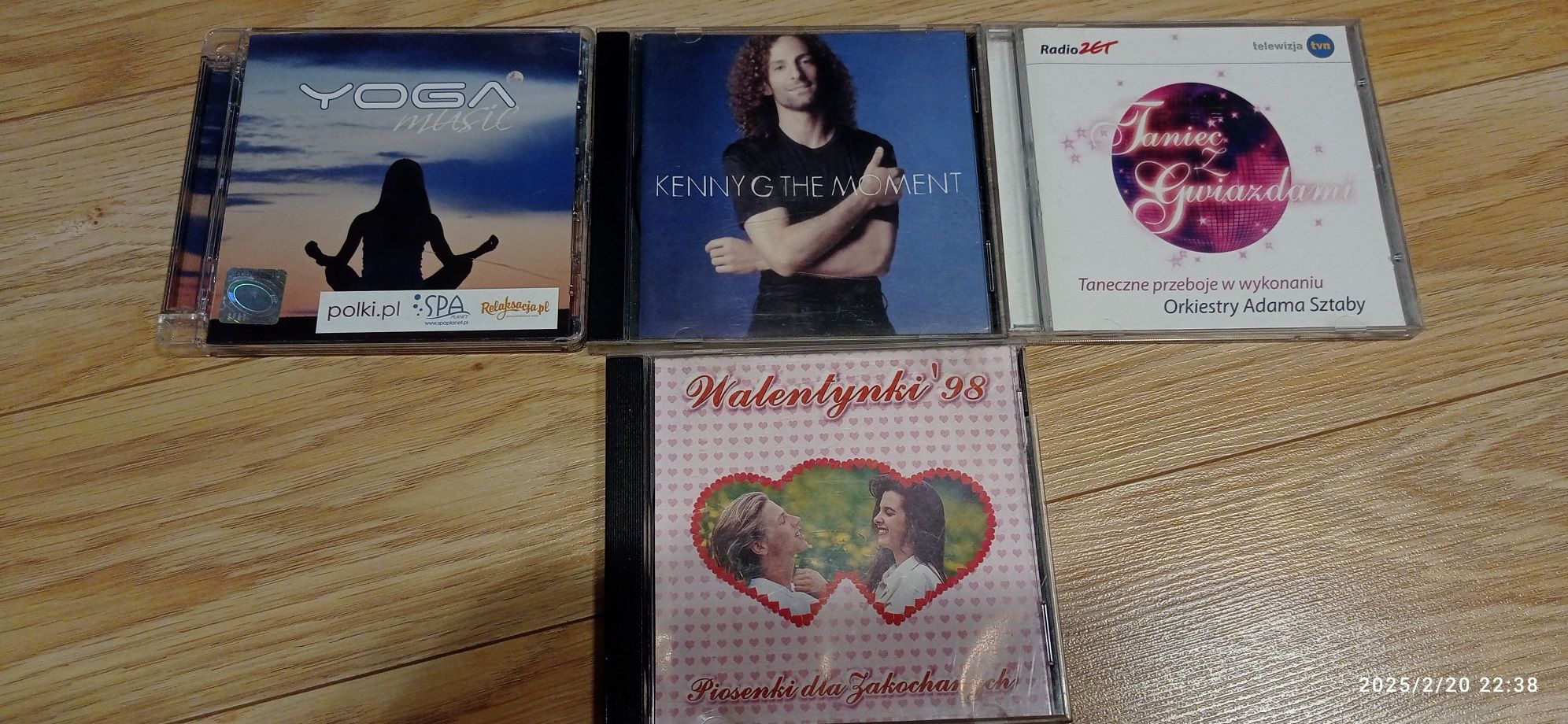 Zestaw CD chilli, relaksacyjna Kenny G, Celine Dion, Kamasutra ,Yoga 7