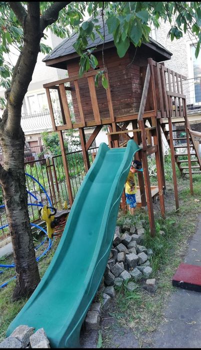 Domek ogrodowy drewniany dla dzieci