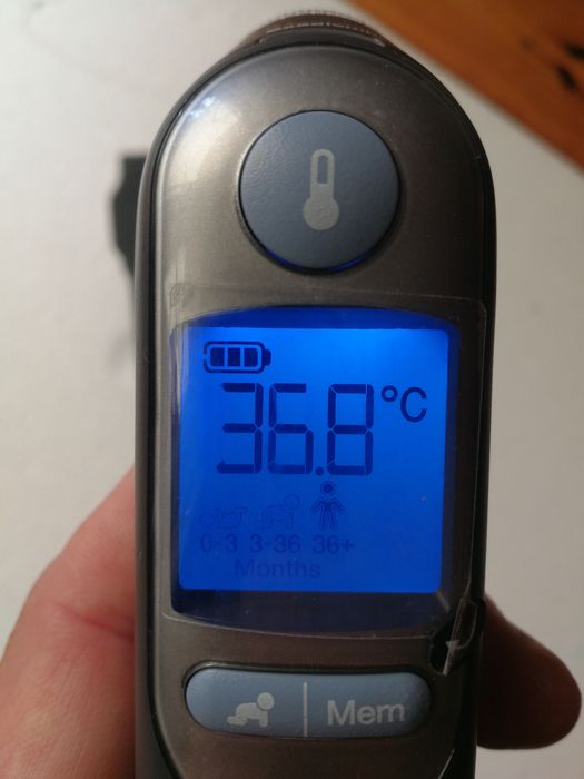 Termometr dziecięcy do ucha braun