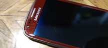 S3 mini galaxy bordowy