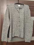 Sweter szary rozpinany