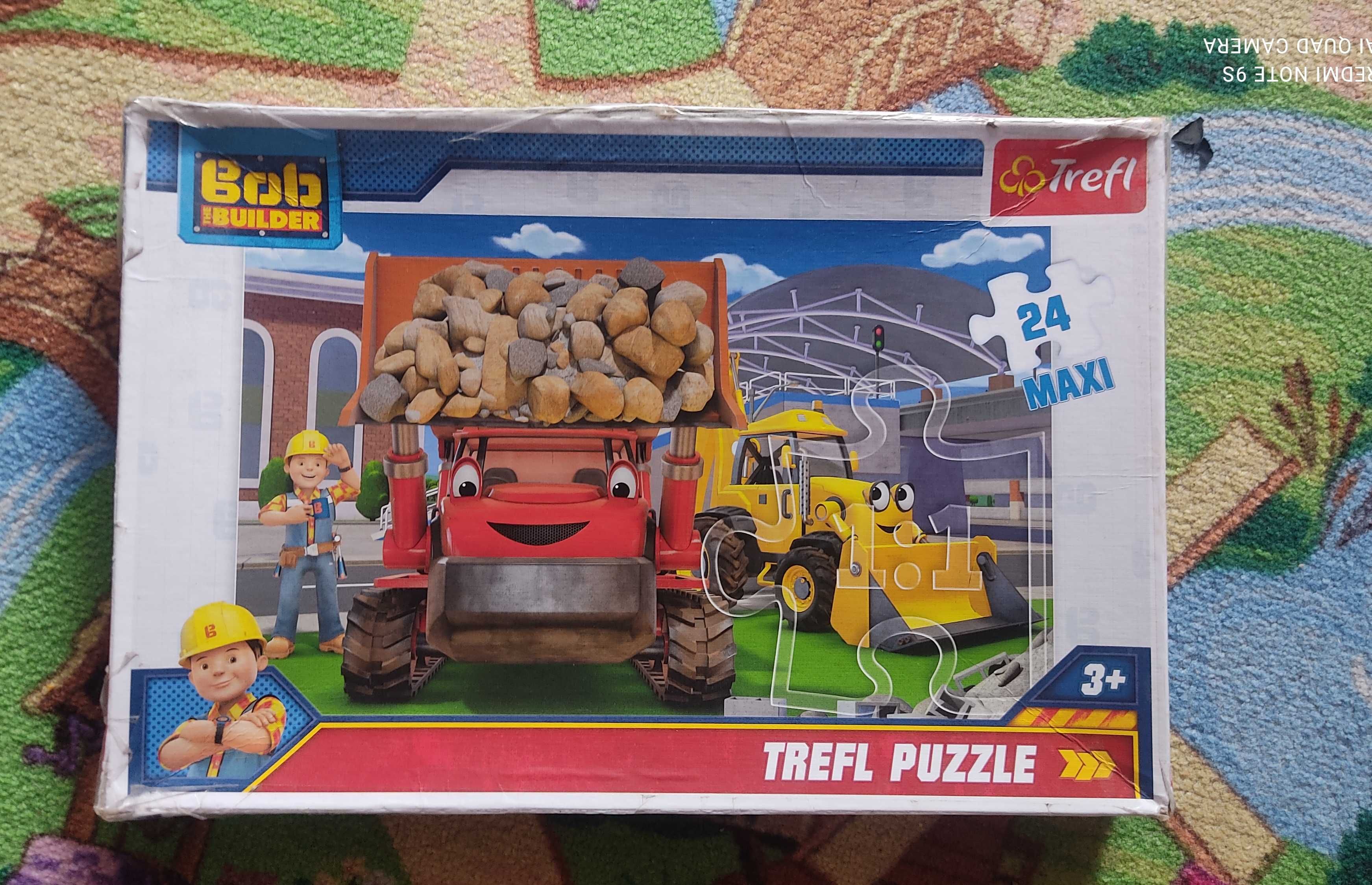 Kompletne Puzzle 24 el Maxi Bob Budowniczy  Trefl 3+