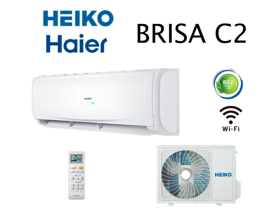 Klimatyzator HEIKO/HAIER  3,5kw Brisa Wifi Ogrzewanie