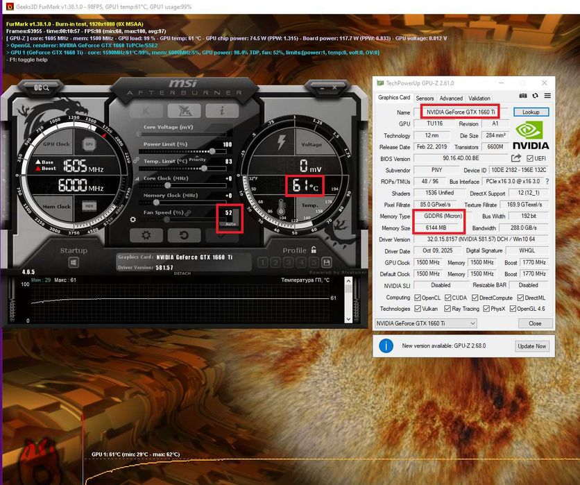 Ігровий ПК i3 12100F GTX 1660 Ti 6GB 16 DDR4 4/8 Ядер LGA1700 B760
