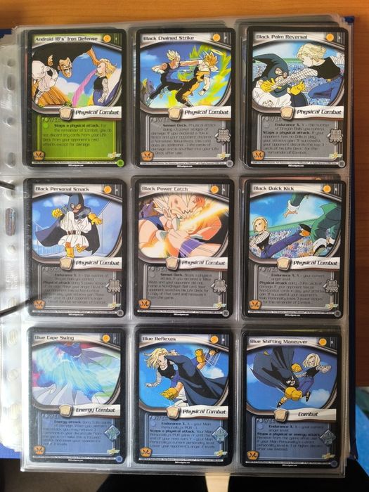 Karty Dragon Ball Z CCG SCORE niemal kompletna Babidi saga 1-121